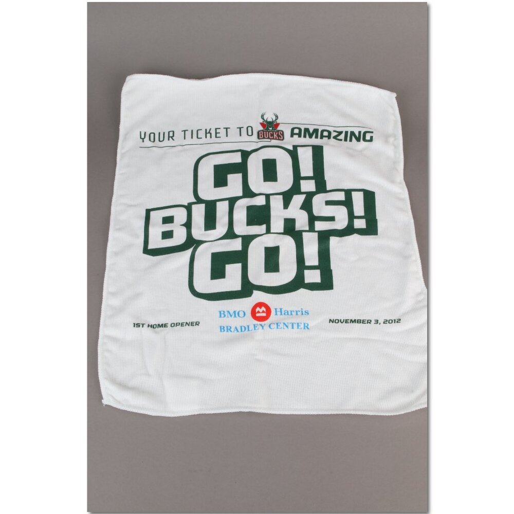 Milwaukee Bucks 1st Home Opener Nov. 3rd 2012 towel